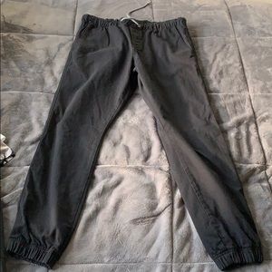 Black men’s joggers size Medium